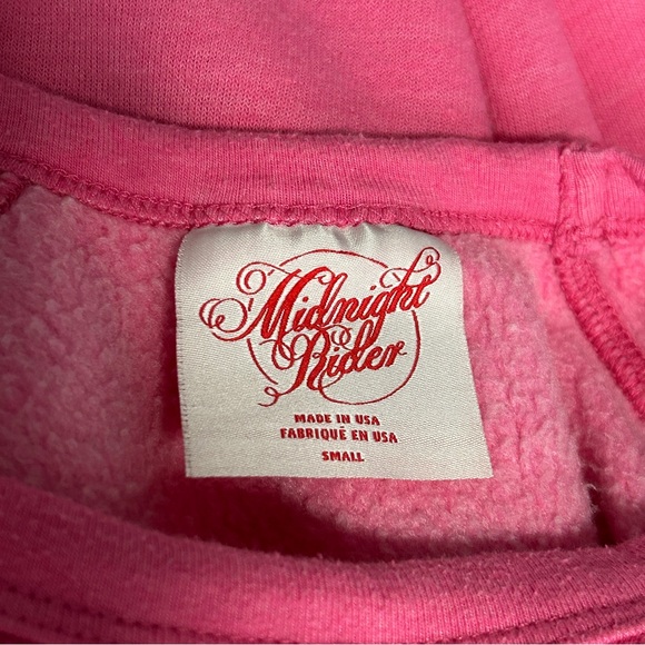 Anthropologie Zodiac Sweatshirt Virgo Pink The Carolita by Midnight Rider Small - Picture 2 of 10